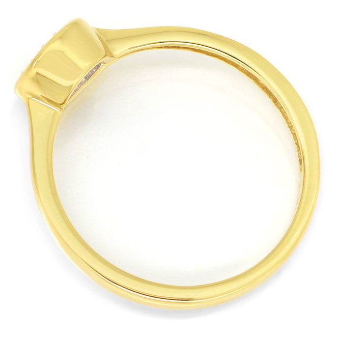 Foto 3 - Gold-Ring mit 19 Diamanten in einer dekorativen Rosette, R8668