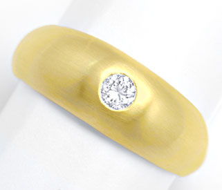 Foto 1 - Brillant Band Ring, massiv Gelbgold 0,23ct River, S4246