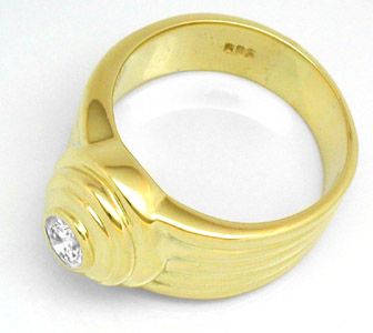 Foto 2 - Extramassiver Brillant-Ring 0,38ct Top Wesselton, S8227